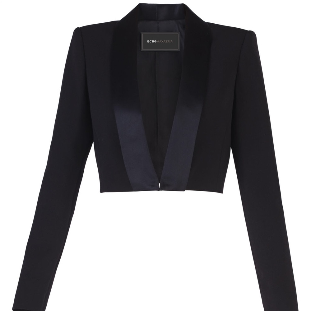 BCBG MAXAZRIA Emerson cropped blazer